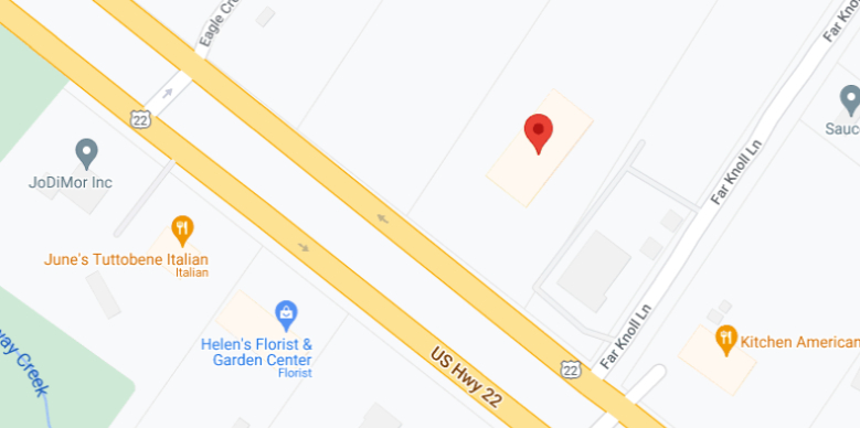 A map of our local office